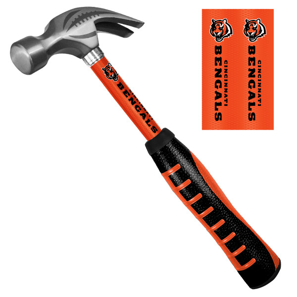 Cincinnati Bengals Hammer Primary Logo and Wordmark Orange & Black