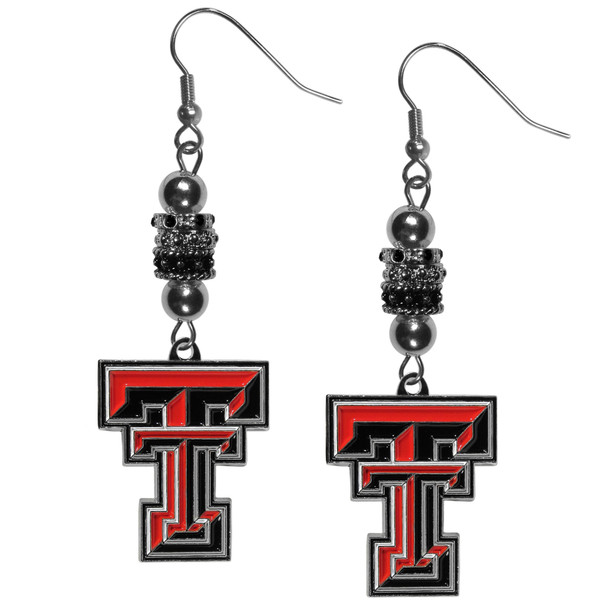 Texas Tech Raiders Euro Bead Earrings