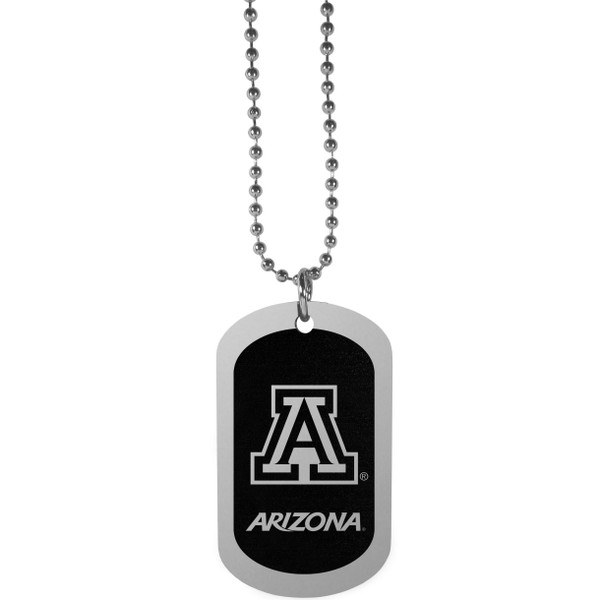 Arizona Wildcats Chrome Tag Necklace