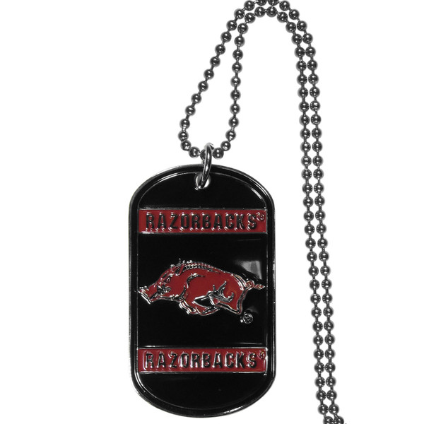 Arkansas Razorbacks Tag Necklace