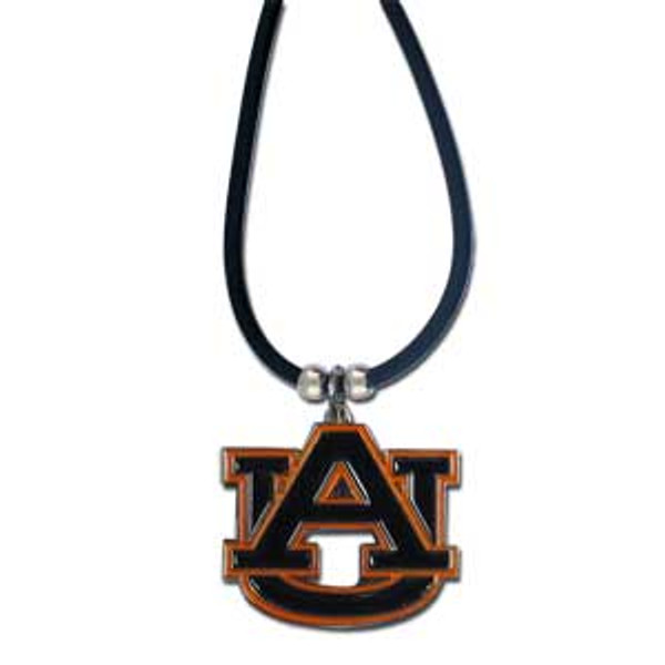 Auburn Tigers Rubber Cord Necklace