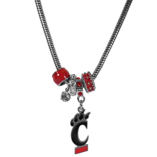 Cincinnati Bearcats Euro Bead Necklace