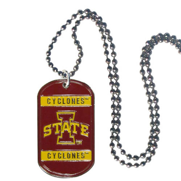 Iowa St. Cyclones Tag Necklace