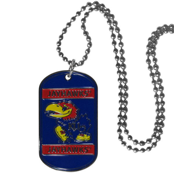 Kansas Jayhawks Tag Necklace