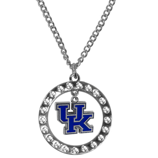 Kentucky Wildcats Rhinestone Hoop Necklaces