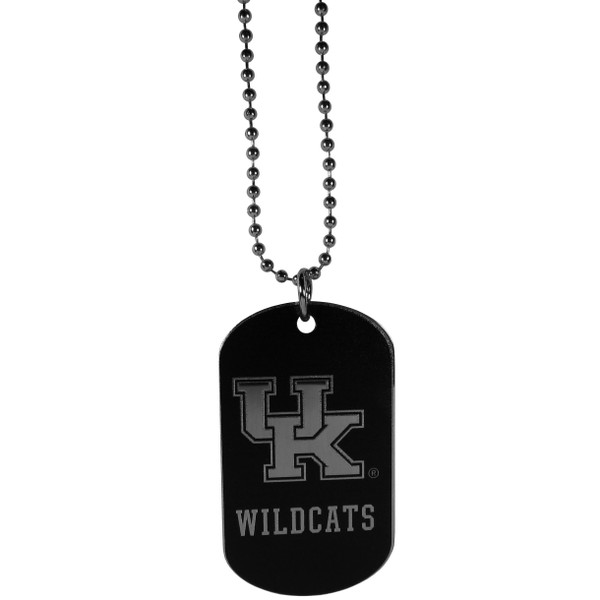 Kentucky Wildcats Chrome Tag Necklace