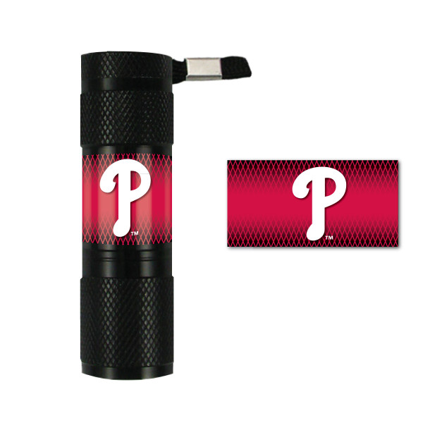 MLB - Philadelphia Phillies Flashlight 7" x 6" x 1" - "P" Alternate Logo