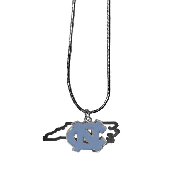 N. Carolina Tar Heels State Charm Necklace