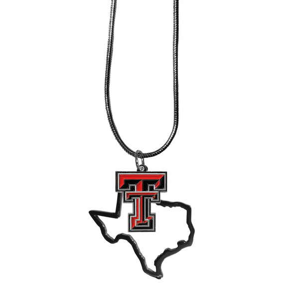 Texas Tech Raiders State Charm Necklace