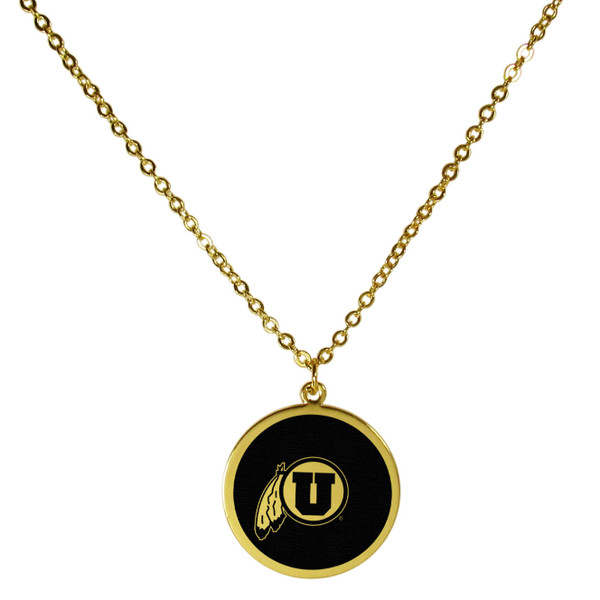 Utah Utes Gold Tone Necklace