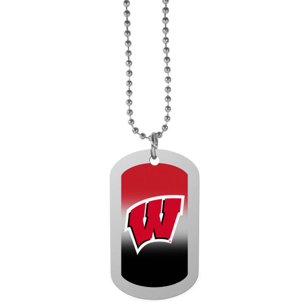 Wisconsin Badgers Team Tag Necklace