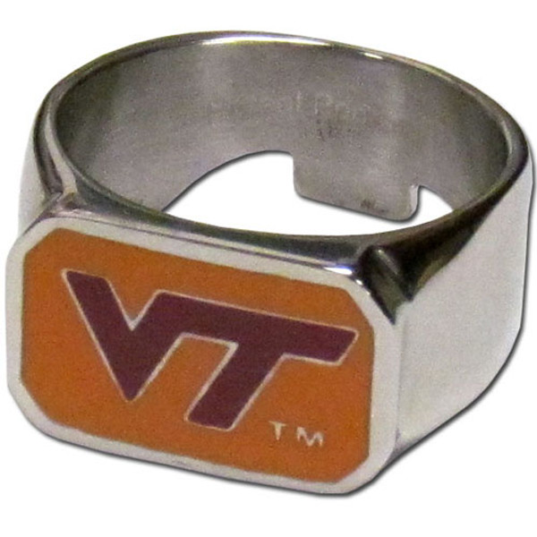 Virginia Tech Hokies Steel Ring