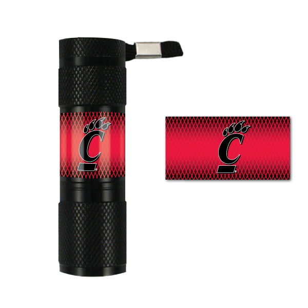 University of Cincinnati Flashlight 7" x 6" x 1" - "C Bear Claw" Logo