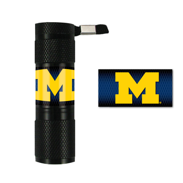 University of Michigan Flashlight 7" x 6" x 1" - "M" Primary Logo