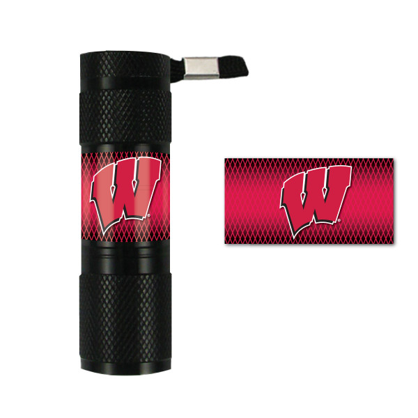 University of Wisconsin Flashlight 7" x 6" x 1" - "W" Primary Logo
