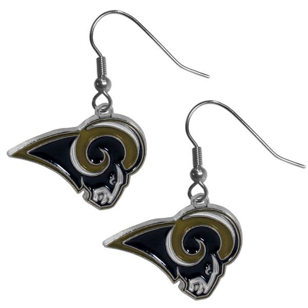 Los Angeles Rams Chrome Dangle Earrings