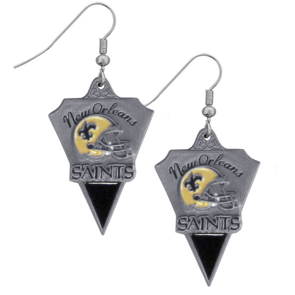 New Orleans Saints Classic Dangle Earrings