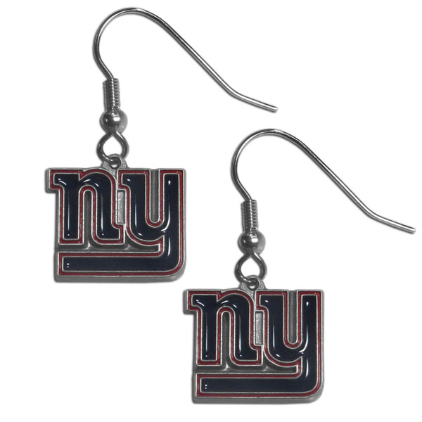 New York Giants Dangle Earrings