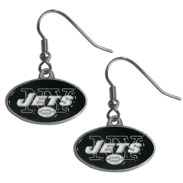 New York Jets Dangle Earrings