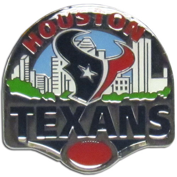 Houston Texans Glossy Team Pin