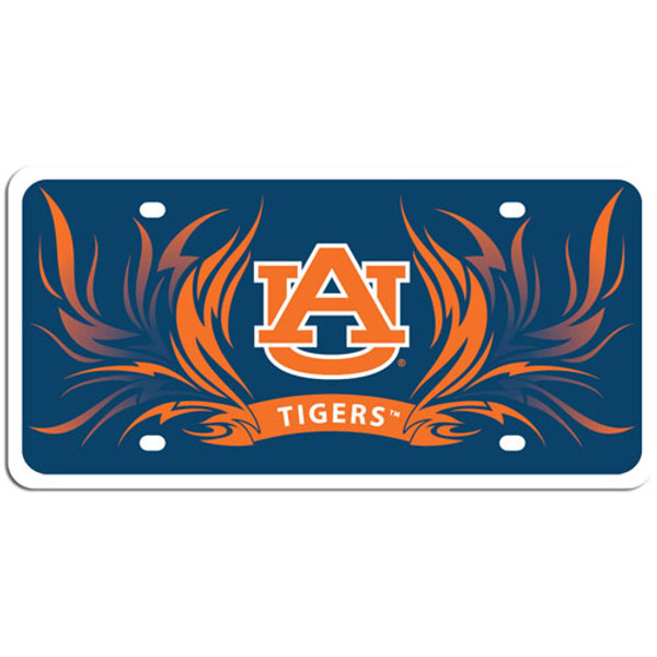 Auburn Tigers Styrene License Plate