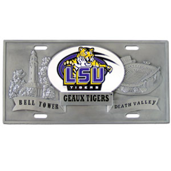 LSU Tigers Collector's License Plate