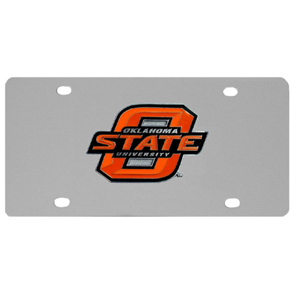 Oklahoma State Cowboys Steel License Plate
