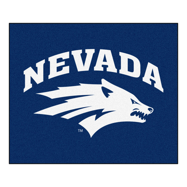 University of Nevada - Nevada Wolfpack Tailgater Mat "Nevada & Wolf" Logo Navy