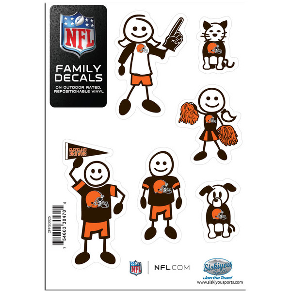 Cleveland Browns Family Decal Set Small