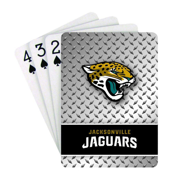 Jacksonville Jaguars Playing Cards Diamond Plate