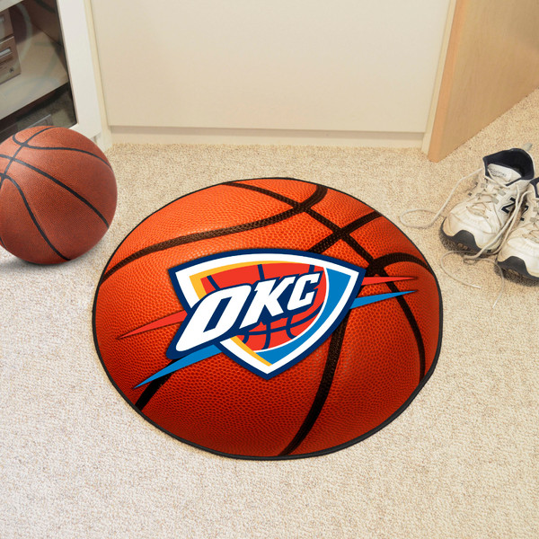 NBA - Oklahoma City Thunder Basketball Mat 27" diameter