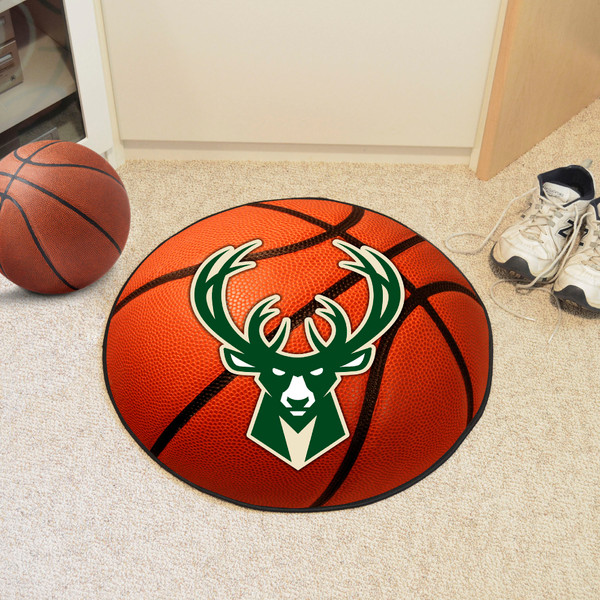 NBA - Milwaukee Bucks Basketball Mat 27" diameter