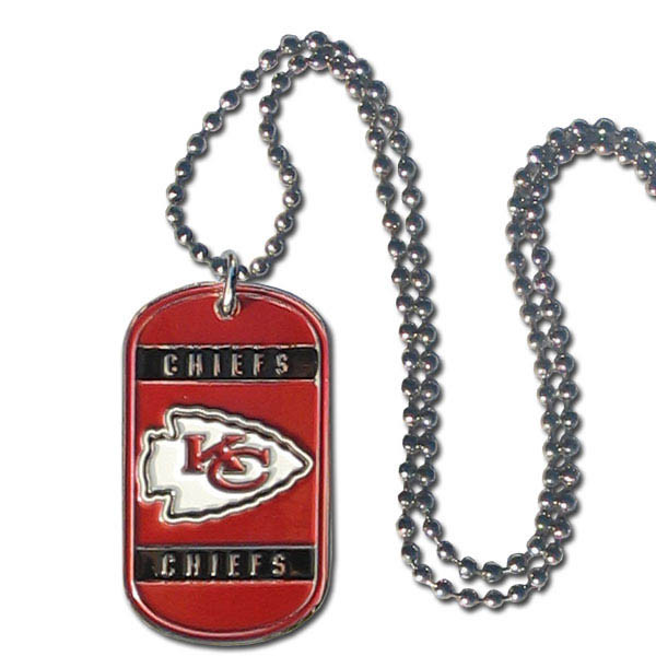 Kansas City Chiefs Tag Necklace