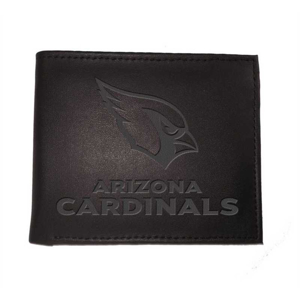 Arizona Cardinals Leather Blackout Bi-fold Wallet