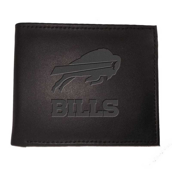 Buffalo Bills Leather Blackout Bi-fold Wallet