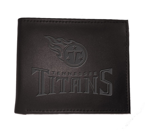 Tennessee Titans Leather Blackout Bi-fold Wallet