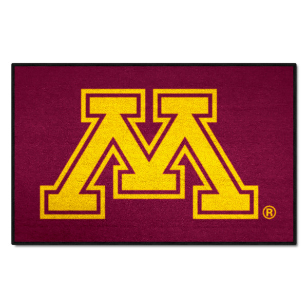 University of Minnesota - Minnesota Golden Gophers Starter Mat Block M Primary Logo Maroon
