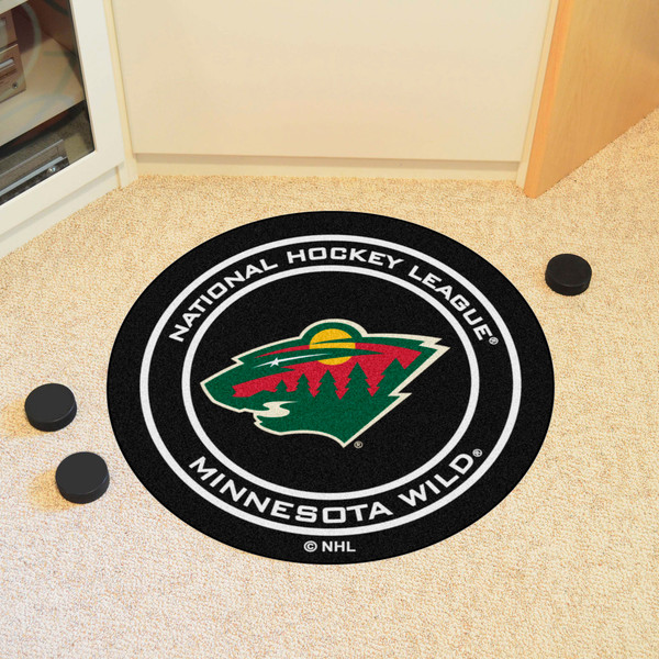 NHL - Minnesota Wild Puck Mat 27" diameter