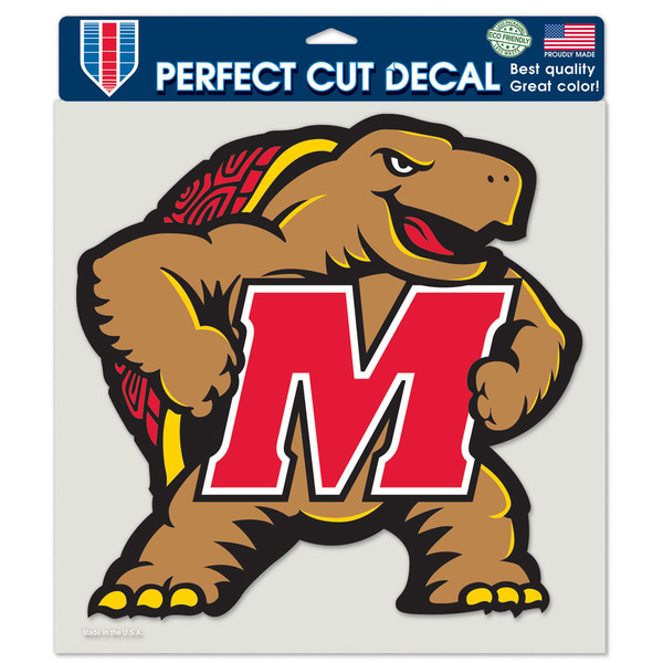 Maryland Terrapins Decal 8x8 Perfect Cut Color