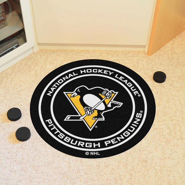 NHL - Pittsburgh Penguins Puck Mat 27" diameter