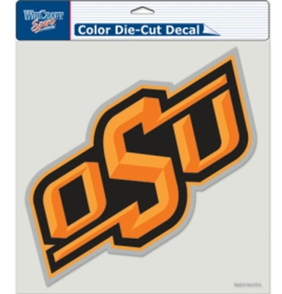 Oklahoma State Cowboys Decal 8x8 Perfect Cut Color