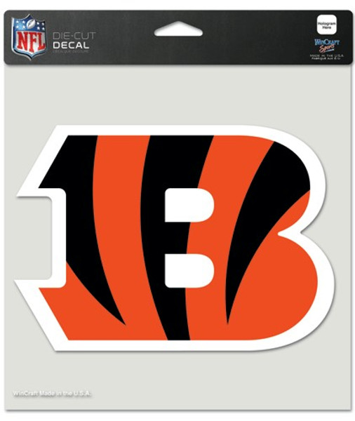 Cincinnati Bengals Decal 12x12 Die Cut Color