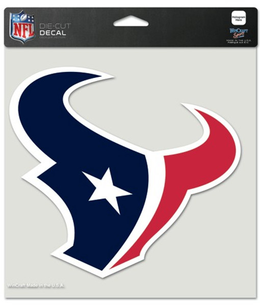 Houston Texans Decal 12x12 Die Cut Color