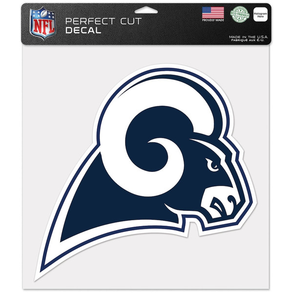 Los Angeles Rams Decal 12x12 Perfect Cut Color