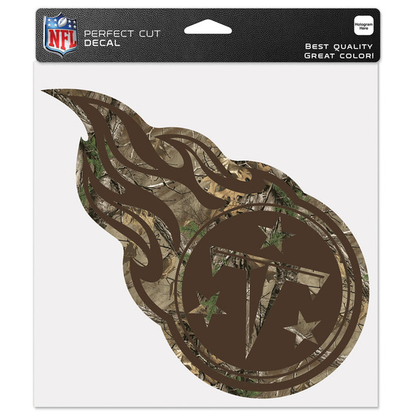 Tennessee Titans Decal 8x8 Perfect Cut Camo