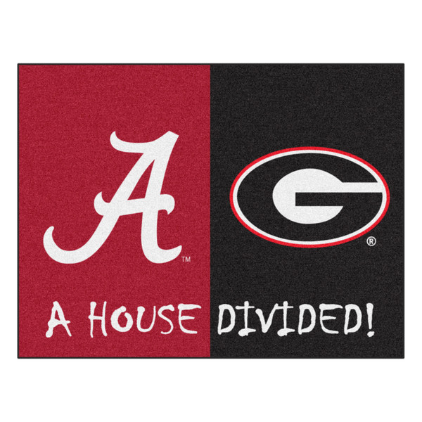 House Divided - Alabama / Georgia - House Divided - Alabama / Georgia House Divided House Divided Mat House Divided Multi