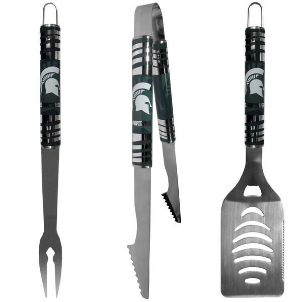 Michigan St. Spartans 3 pc Tailgater BBQ Set