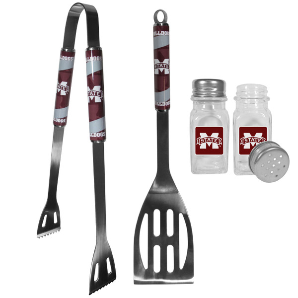 Mississippi St. Bulldogs 2pc BBQ Set with Salt & Pepper Shakers