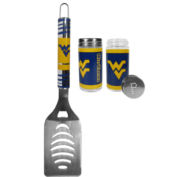 W. Virginia Mountaineers Tailgater Spatula and Salt and Pepper Shakers