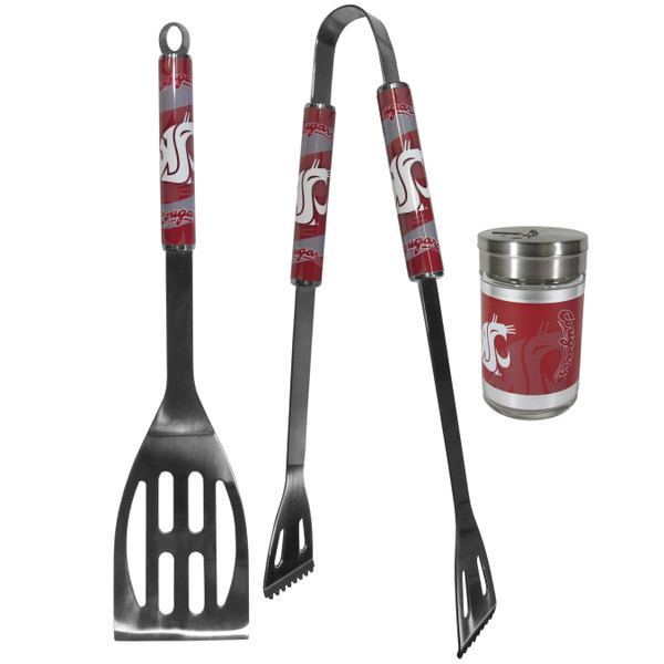 Washington St. Cougars 2pc BBQ Set with Season Shaker